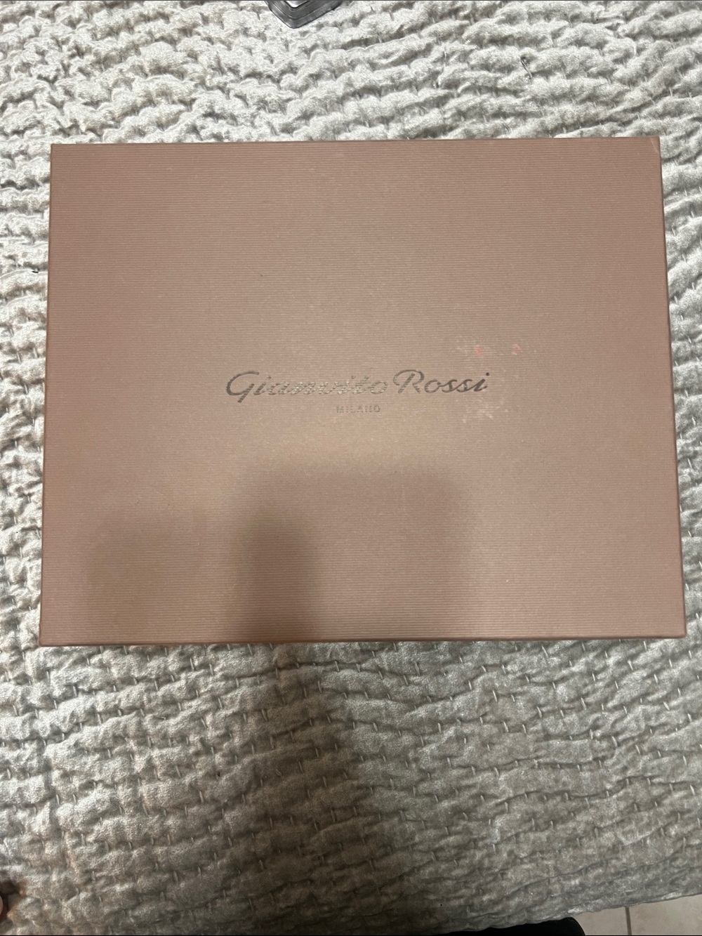 Gianvito Rossi Blush Pink Logo Box